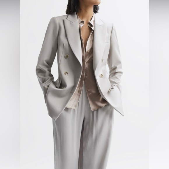 NWT Reiss Silk Button Down Shirt - Picture 5 of 6